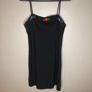 Black beaded dress